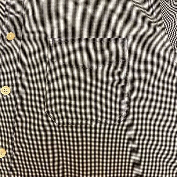 Oobe Team Style Chikfila Blue and White Check Long Sleeve Button Down Shirt Sz X - Picture 7 of 16